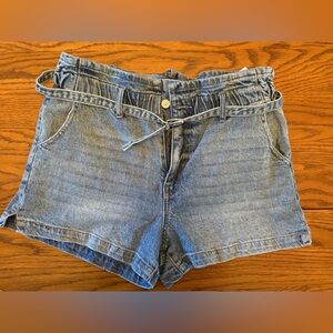 KanCan Blue Jean Shorts with Belt